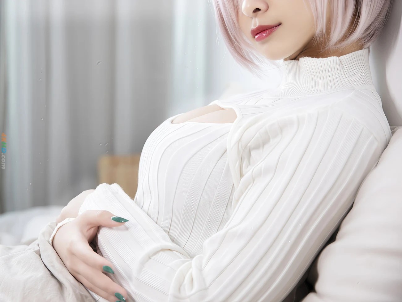 洛璃 LoLiSAMA – FGO 玛修·基列莱特 开胸毛衣