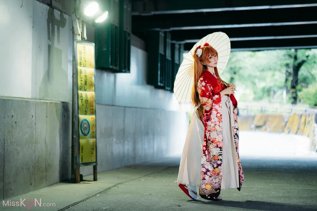 Coser@蠢沫沫: EVA明日香和服